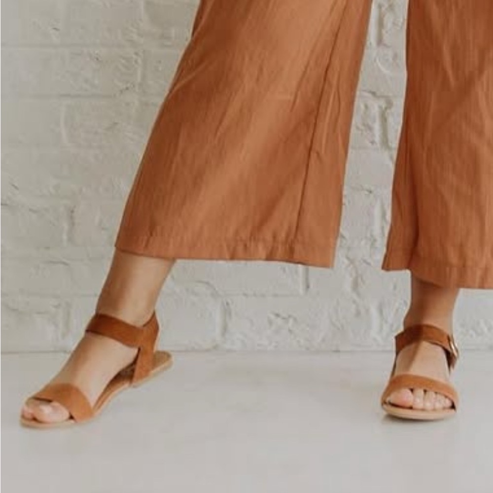 Suede sandals